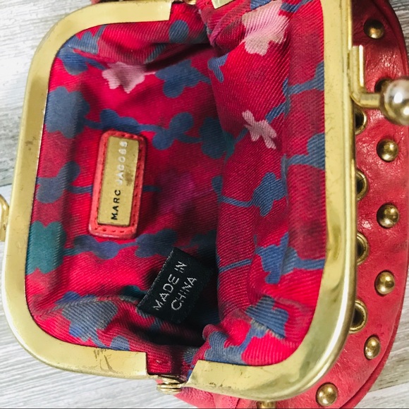 Marc Jacobs Red Leather Change Purse - Picture 6 of 6